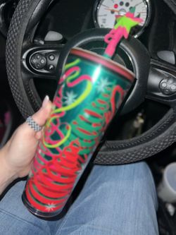 ❤️✨🎄Everything Must Go!!! Christmas/Holiday Starbucks Venti W Straw Topper