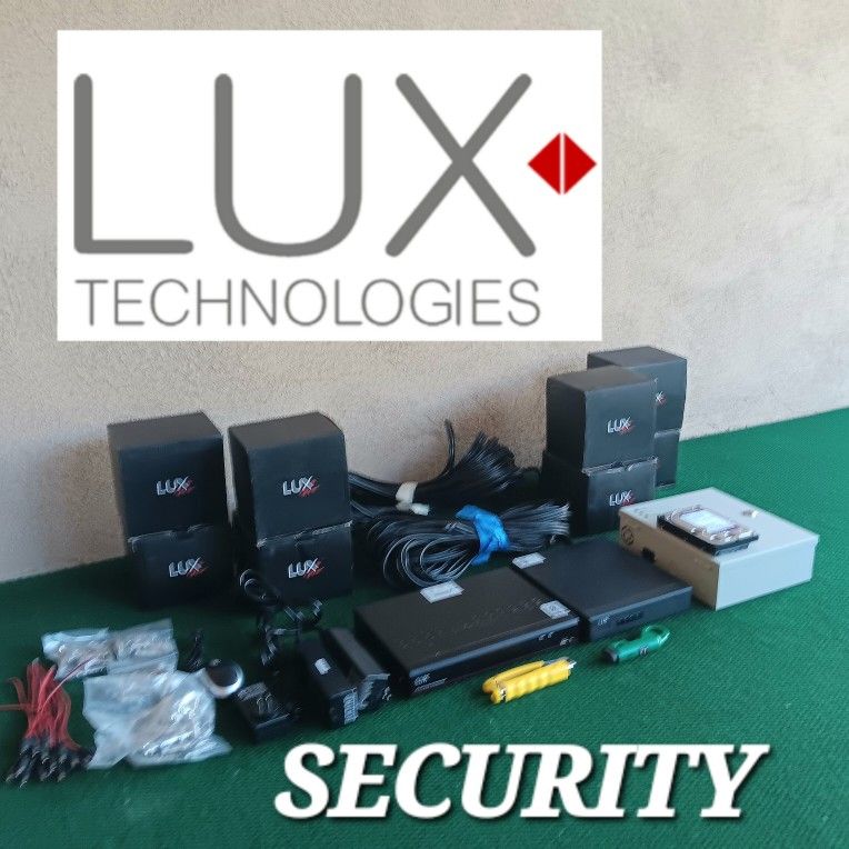 LUX Technologies Security Camera System Parts NEW IN BOX!