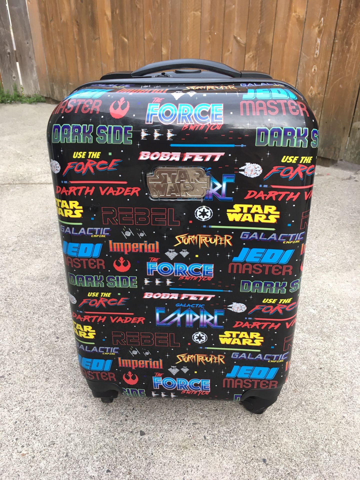 Star Wars 4 Wheels Carry On Luggage