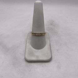 14kt Gold Diamond Engagement Style Band 