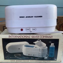 International silver company, sonic jewelry cleaner