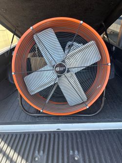 Large strong industrial style fan. 2 speeds good condition