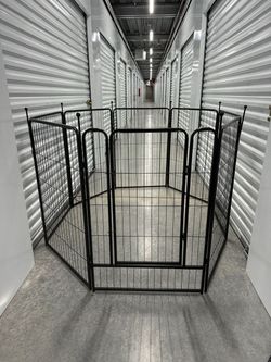 FXW Rollick Adjustable Dog PlayPen 8 Panels 40" High Metal Door Collapsible Camping Outdoors