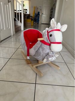 Rocking horse toy with song