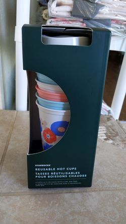 6 Starbucks Easter cups