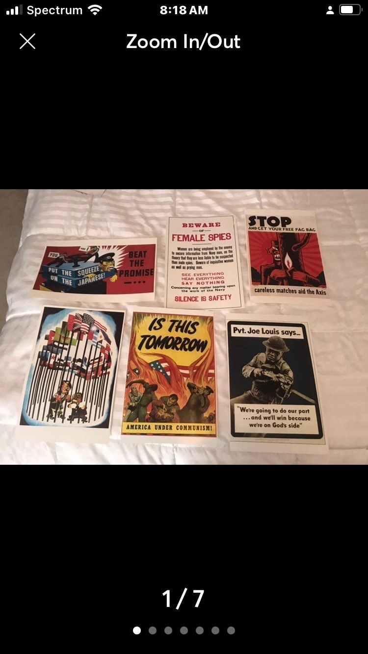 World War 2 Propaganda Military Posters