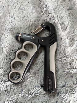 Adjustable Hand Grip Strengthener with Counter