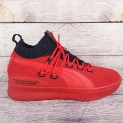 New Puma X Clyde Court Reform Meek Mill Mens Sz 11.5 Red Black 193461 01 #REFORM