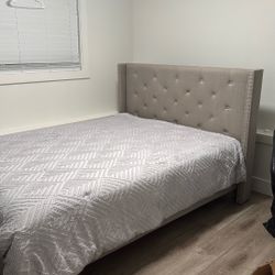 Queen Size Bed and Mattress 