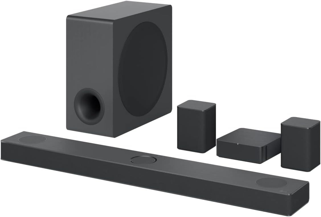 LG S80QR 5.1.3ch Sound bar with 4ch Rear Speakers, Center Up-Firing