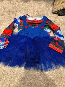 Toddler Girl Chucky outfit