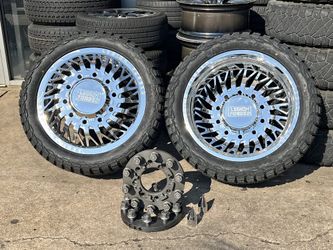 24' RECON FORGED DUALLY WHEELS PACKAGE