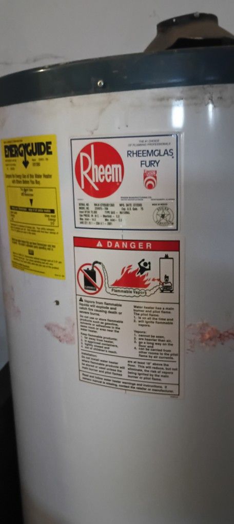 Barely New Water Heater Uses Gas $150