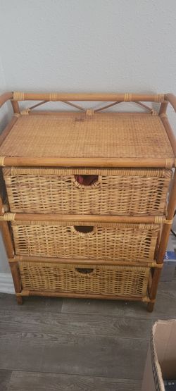 Bamboo dresser small