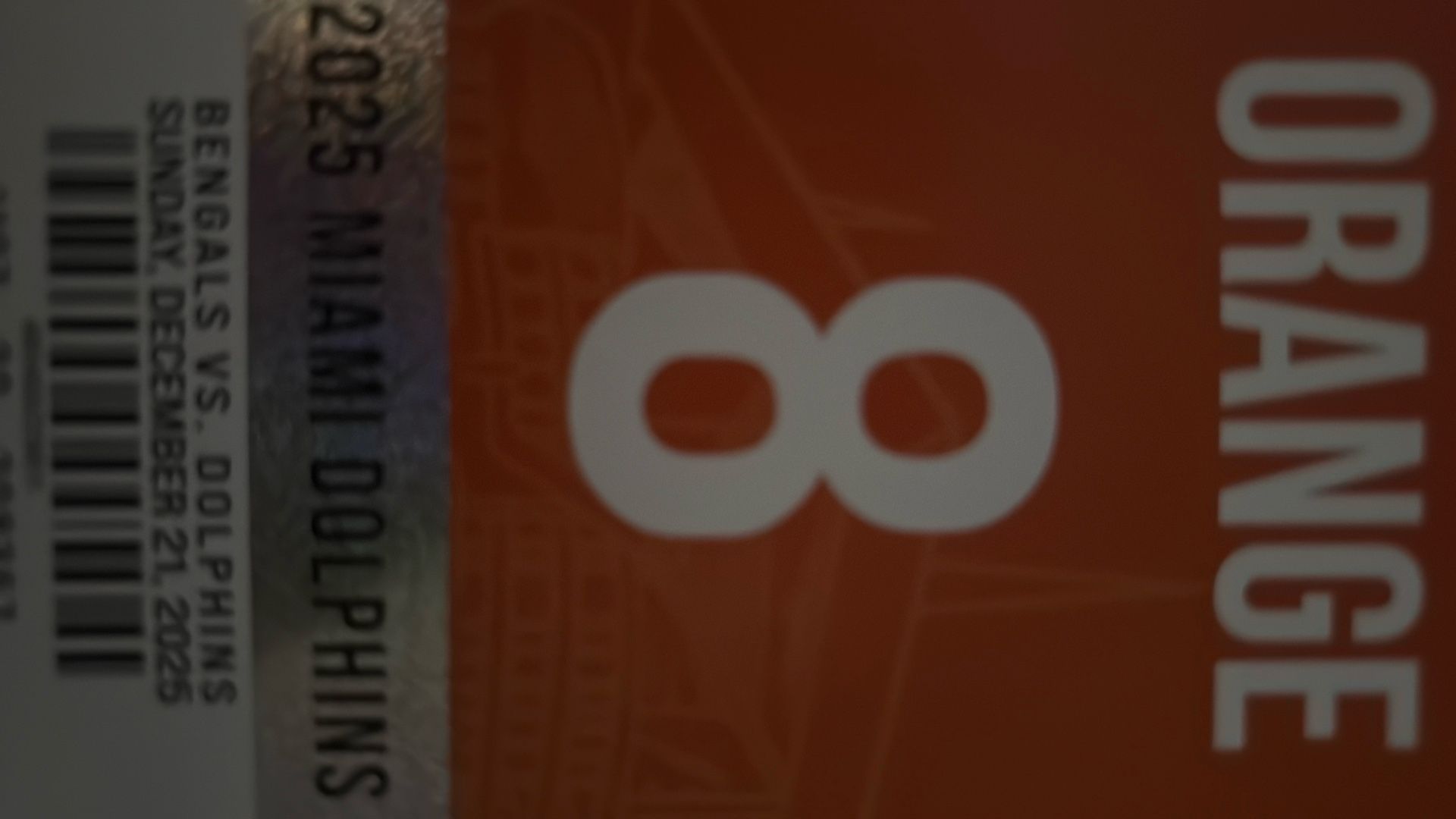 Dolphins Bengals Parking Pass