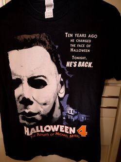 Michael Myers Halloween 4 shirt large