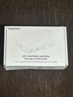 Eventek LED Camping Lantern Portable Power Bank
