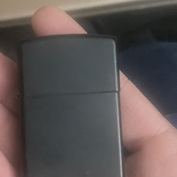 Matte Black Zippo Lighter 