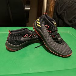 Adidas Dame 4 Black|Scarlet|Gold