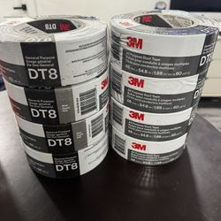 All Purpose Duct Tape DT8, Silver, 48 mm x 54.8 m, 8 mil Tp.