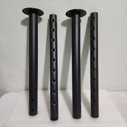 FHC TR1MB18C T1000 18" Center Post - 1.5" Round Partition Post - Matte Black 2 PACK

Recommended Max Post Spacing of 36" on Center
For use with 1/4" M