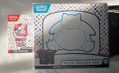 Pokémon TCG Scarlet & Violet 151 ETB Elite Trainer Box + 151 Booster Bundle New
