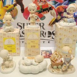  Vintage Precious Moments Collection Enesco Porcelain Figurine Set

