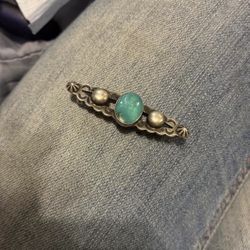Vintage Navajo Turquoise Brooch