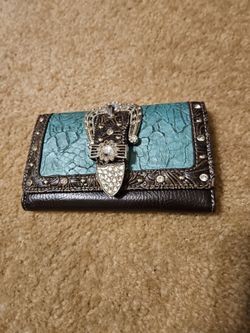Country style buckle wallet