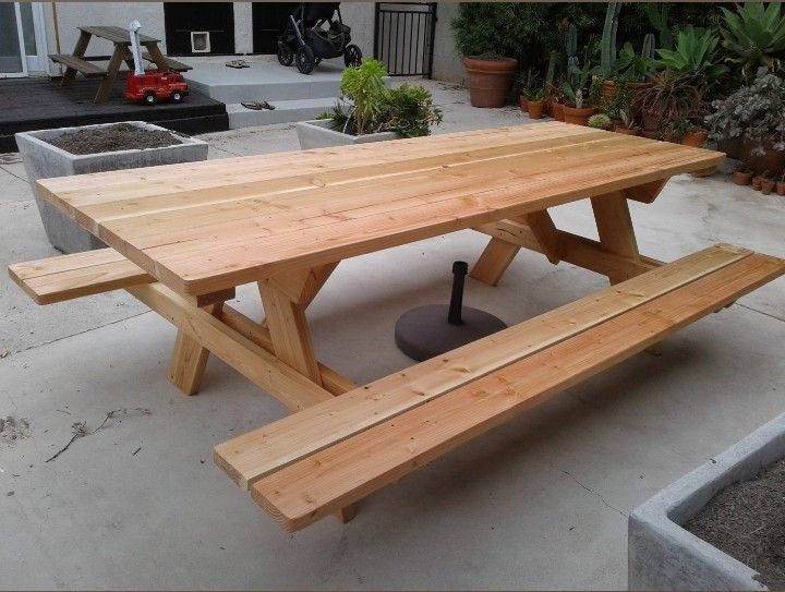 Custom Made Garden And Picnic Tables.