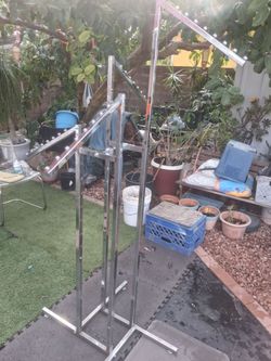Commercial 4-way retail clothing rack