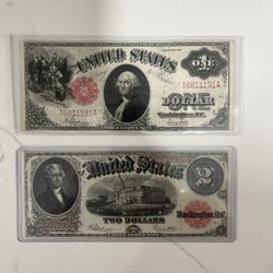 1917 Large US Currency 