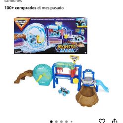 Monster Jam / Juego de lavado de camiones/ incluye 7  monster trucks