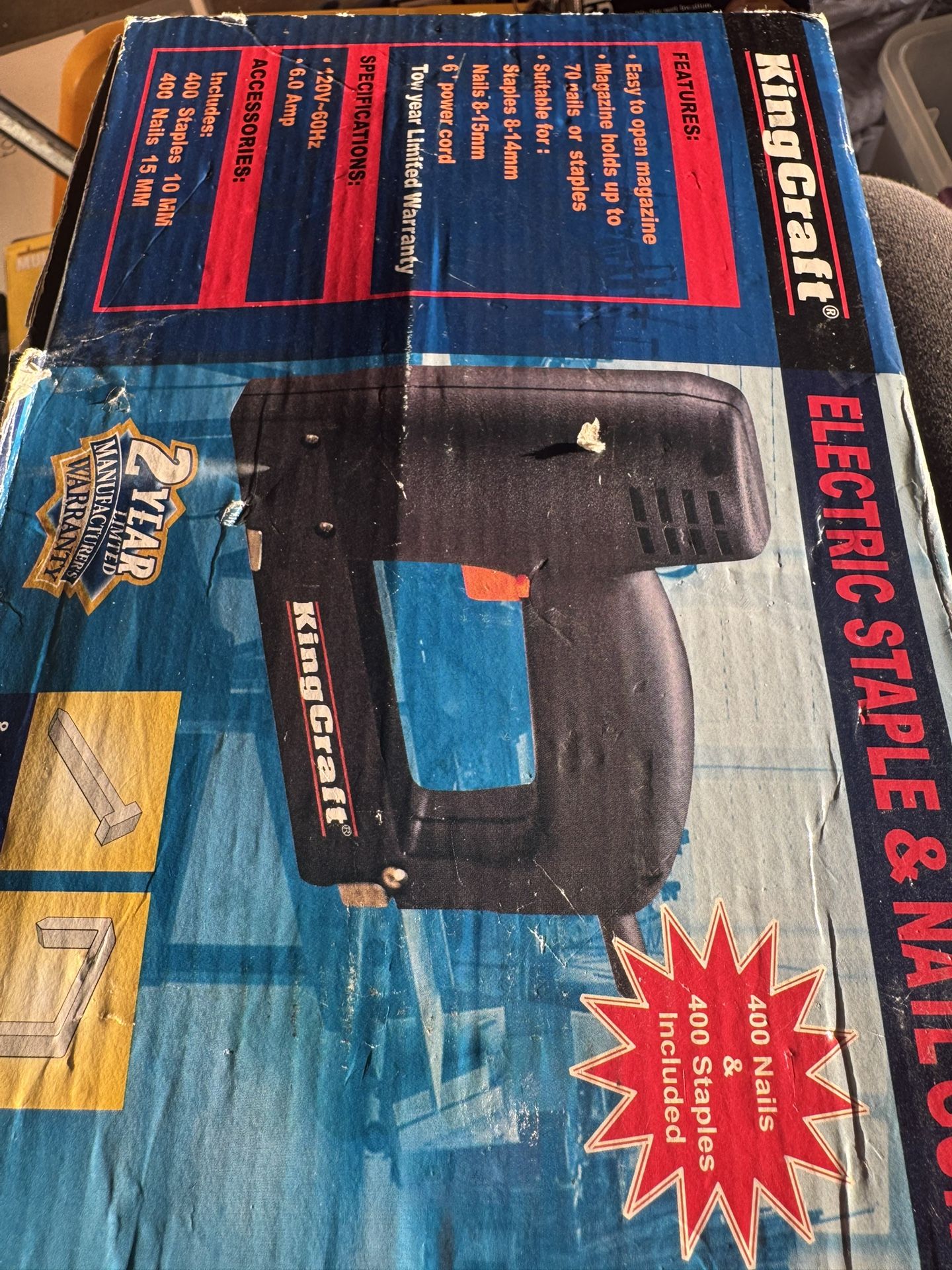 Kingcraft Electric Staple Nail Gun