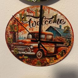 Classic Chevy Truck Clock