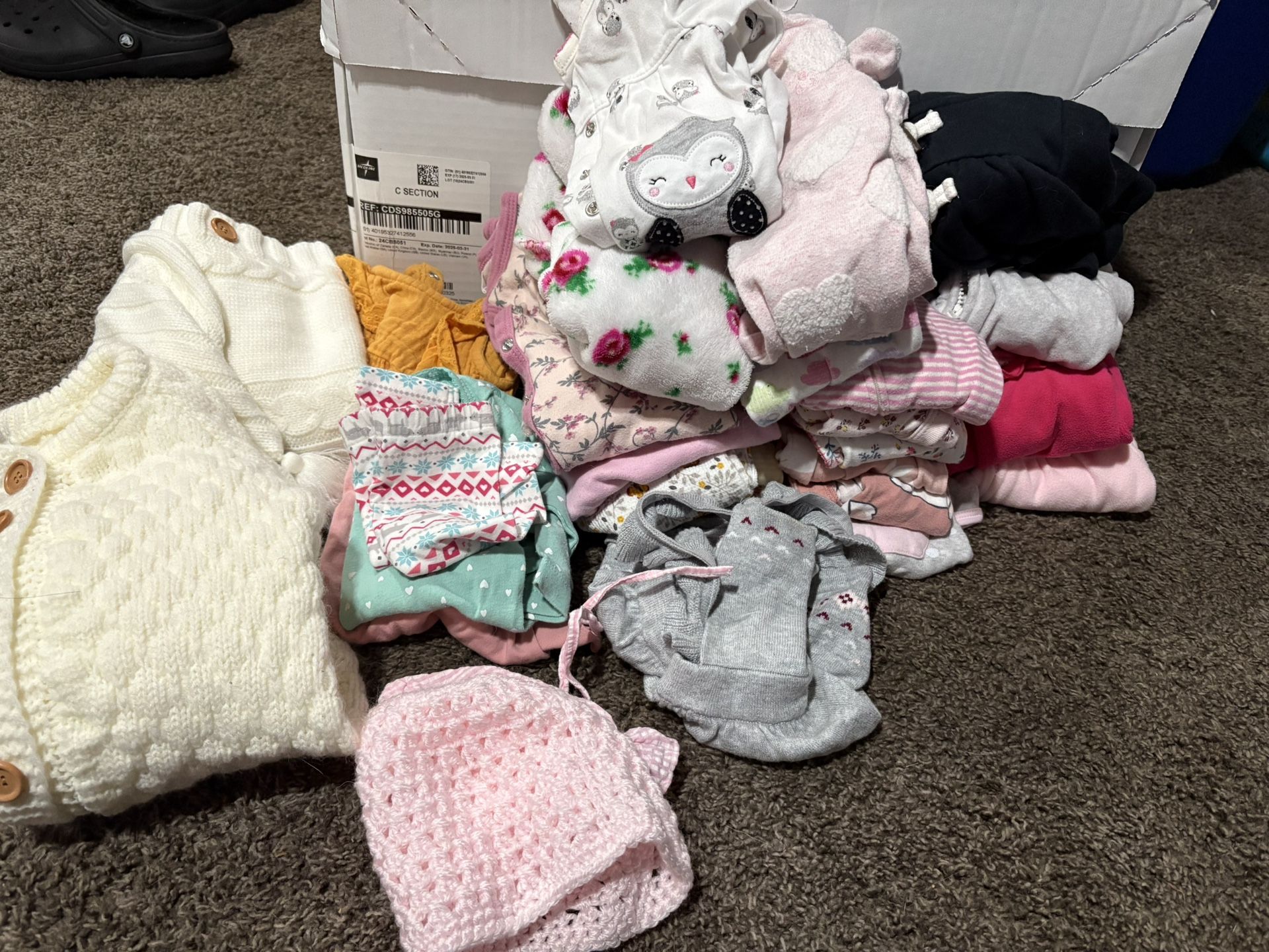 0-3/6 Month Girl Clothes