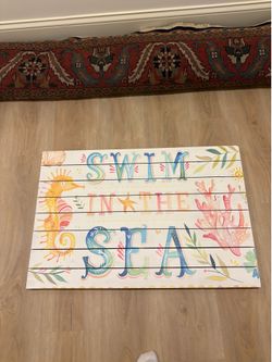 Colorful Swim In The Sea Painting