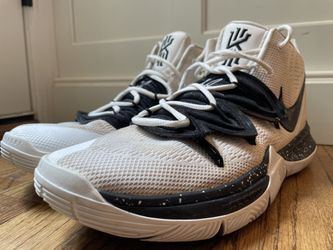 Nike Kyrie 5 TB CN9519-100 Men’s Size 11.5. Condition is pre owned and show some signs of wear from usage and overall are certainly in respectable sha