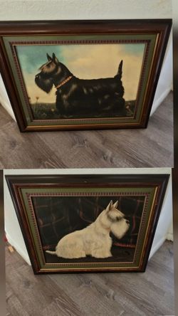 Paul Stagg Scottie Scottish And Westie West Highland White terrier Dog portraits