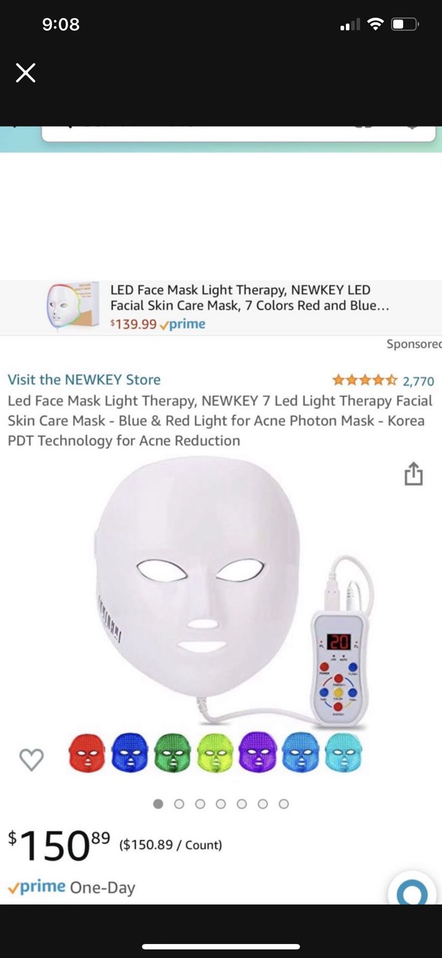 Led Face Mask Light Therapy(new)