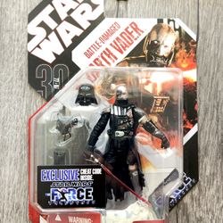 Star Wars DARTH VADER Battle Damaged 30TH Anniversary THE FORCE UNLEASED 📦👌🏼