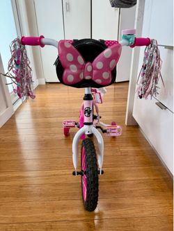 Huffy Disney Minnie Mouse Kids' Bike - 12" Wheels - Training Wheels Pink New
