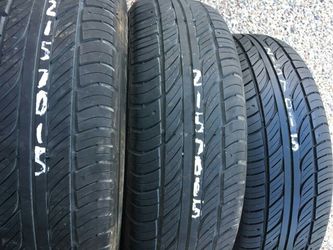 215 70 15 three good tires $20 each
