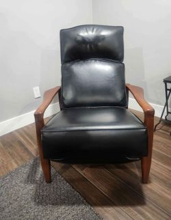 Mid Century Recliner Naugahyde