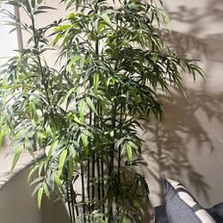 Vase With Artificial Plant 