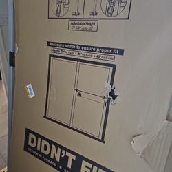 New Open Box 36 In. Adjustable Height Screen Doir 60.00