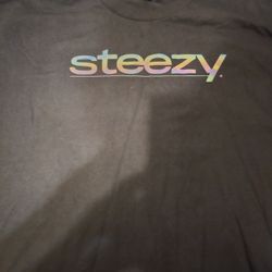 Black Steezy Holographic Tshirt 