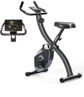 New Adjustable Indoor Folding Exercise Bike, Stationary Bikes For Home Workout