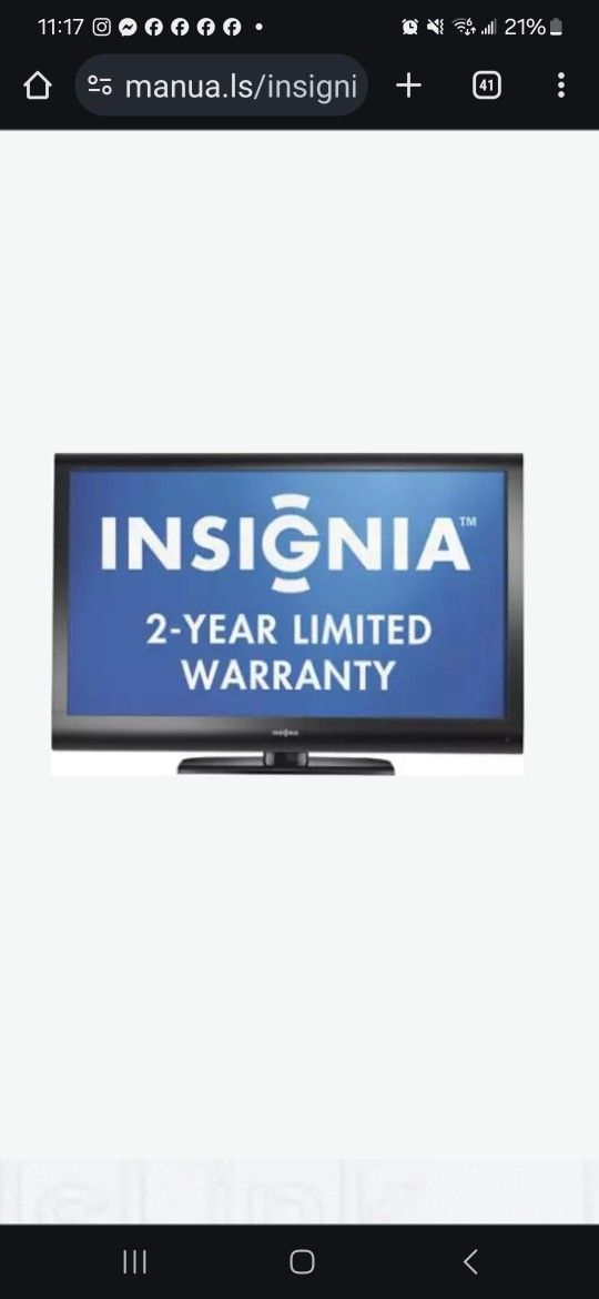 Insignia 55" TV