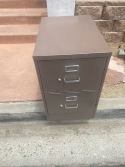 2 draw file cabinet